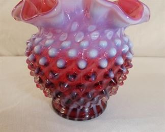 5IN FENTON HOBNAIL BOWL