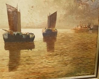 VIEW 2 CLOSEUP OIL ON CANVAS