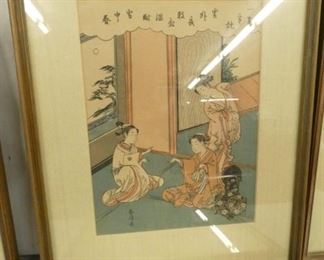 8X11 ORIENTAL WOODBLOCK