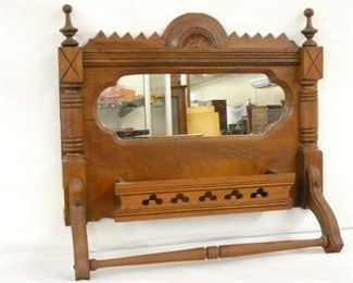 VIEW 2 CLOSEUP WALNUT W/ MIRROR