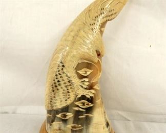 10IN CARVED W/ EAGLE