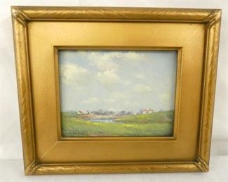 SIGNED CHAS MARKS OIL ON CANVAS