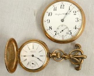ROCKFORD, WALTHAM POCKET WATCHES