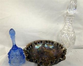 CARNIVAL GLASS, CUT GLASS