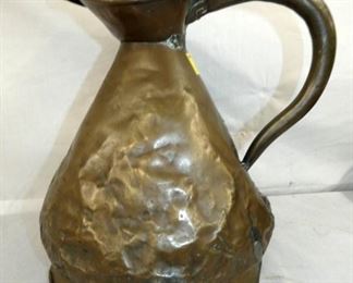 13IN HAMMERED COPPER KETTLE