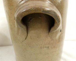 SIGNED JD CRAVEN SALT GLAZE JAR