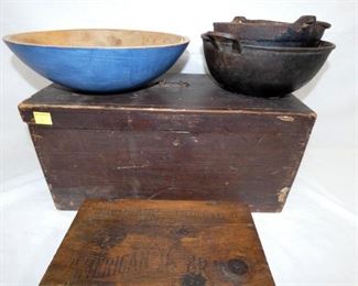 VIEW 2 CLOSEUP WOODEN BOXES, ETC