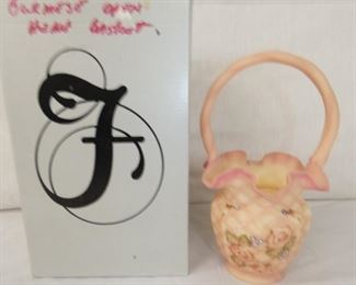 FENTON ARTIST SIGNED BASKET