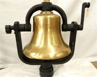 ALL ORIG. BRASS LOCOMOTIVE BELL