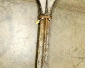 CAST RR MARKER SIGN W/ POLE