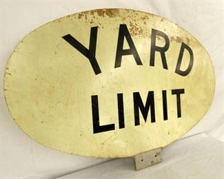 VIEW 3 36X24 ALUM. YARD LIMIT SIGN