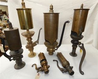 EARLY BRASS TRAIN STEAM WHISTLES