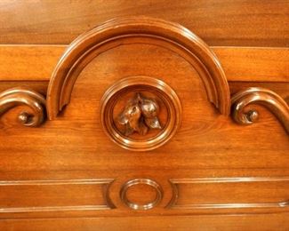 VIEW 5 WALNUT HIGHBACK BED