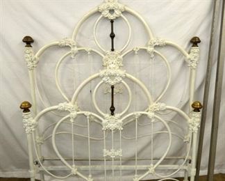 ORNATE WROUGHT IRON BED