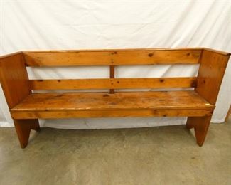 EARLY 73IN PINE BENCH