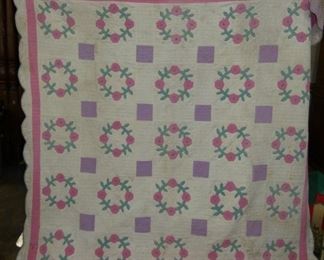 EARLY HANDMADE QUILT