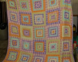 EARLY HANDMADE QUILT