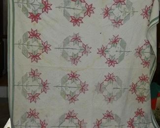EARLY HANDMADE QUILT