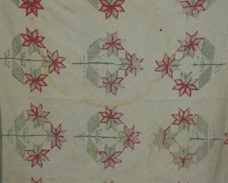 VIEW 2 CLOSEUP HANDMADE QUILT