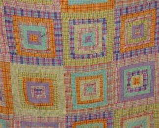 VIEW 2 CLOSEUP HANDMADE QUILT