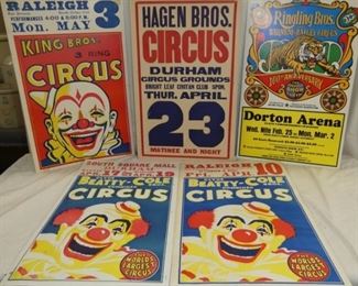 COLLECTION EARLY CIRCUS POSTERS