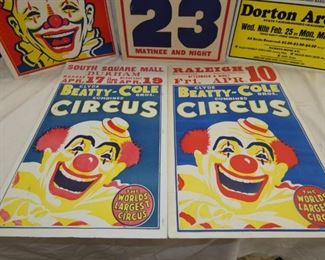 VIEW 3 CIRCUS POSTERS RALEIGH