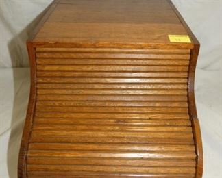 OAK S ROLL COUNTER TOP FILE