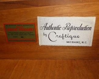 VIEW 5 W/ MARKED CRAFTIQUE