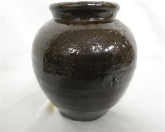1/2G. GA POTTERY JAR