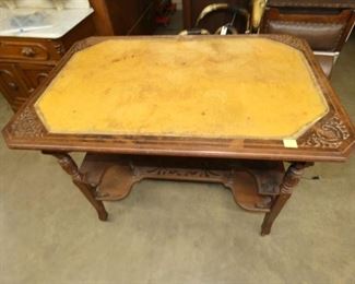 VIEW 2 CLOSEUP LEATHER TOP