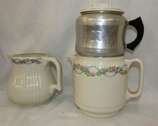 HALL CHINA DOUBLE BOILER