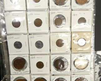 ALBUM VARIOUS COINS