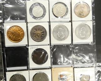 VIEW 4 ALBUM VARIOUS COINS
