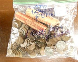 VARIOUS WHEAT PENNIES