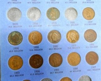 VIEW 2 CLOSEUP LINCOLN PENNIES