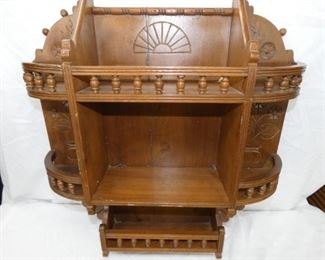 VIEW 2 CLOSEUP WALNUT CABINET