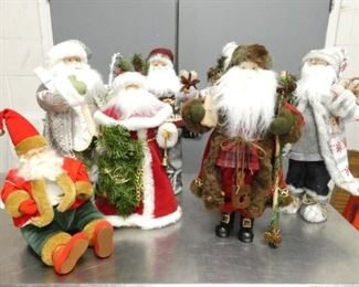 VARIOUS MODERN SANTAS