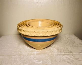 Yellowware nesting bowl set