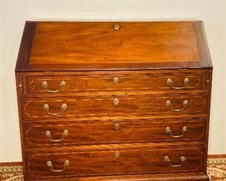 Federal drop front desk