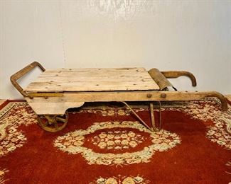 Platform cart and scale 