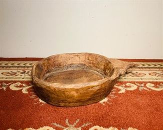 Turtle treenware bowl
