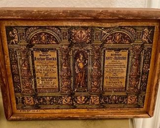 RARE Antique Child's Building Block Set - c. 1900 Germany