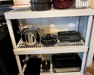 Assorted Covered Pots