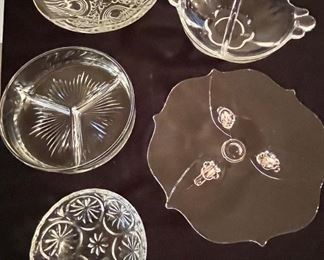 Assorted Vintage Glass Serving Dishes