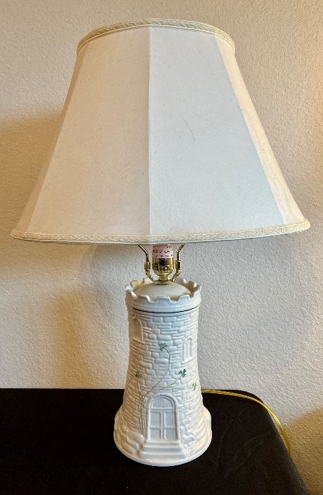 Belleek Castle Tower Lamp