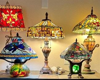 Beautiful Stained Glass Lamps