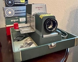 Vintage Argus Movie Projector and Magazines