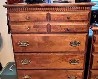 Vintage Highboy Chest of Drawers