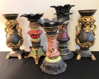 Assorted Decorative Candlesticks