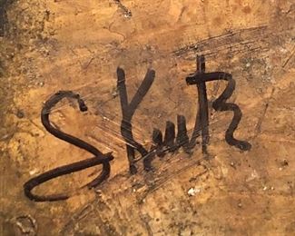 Stone Wall Hanging-Signed